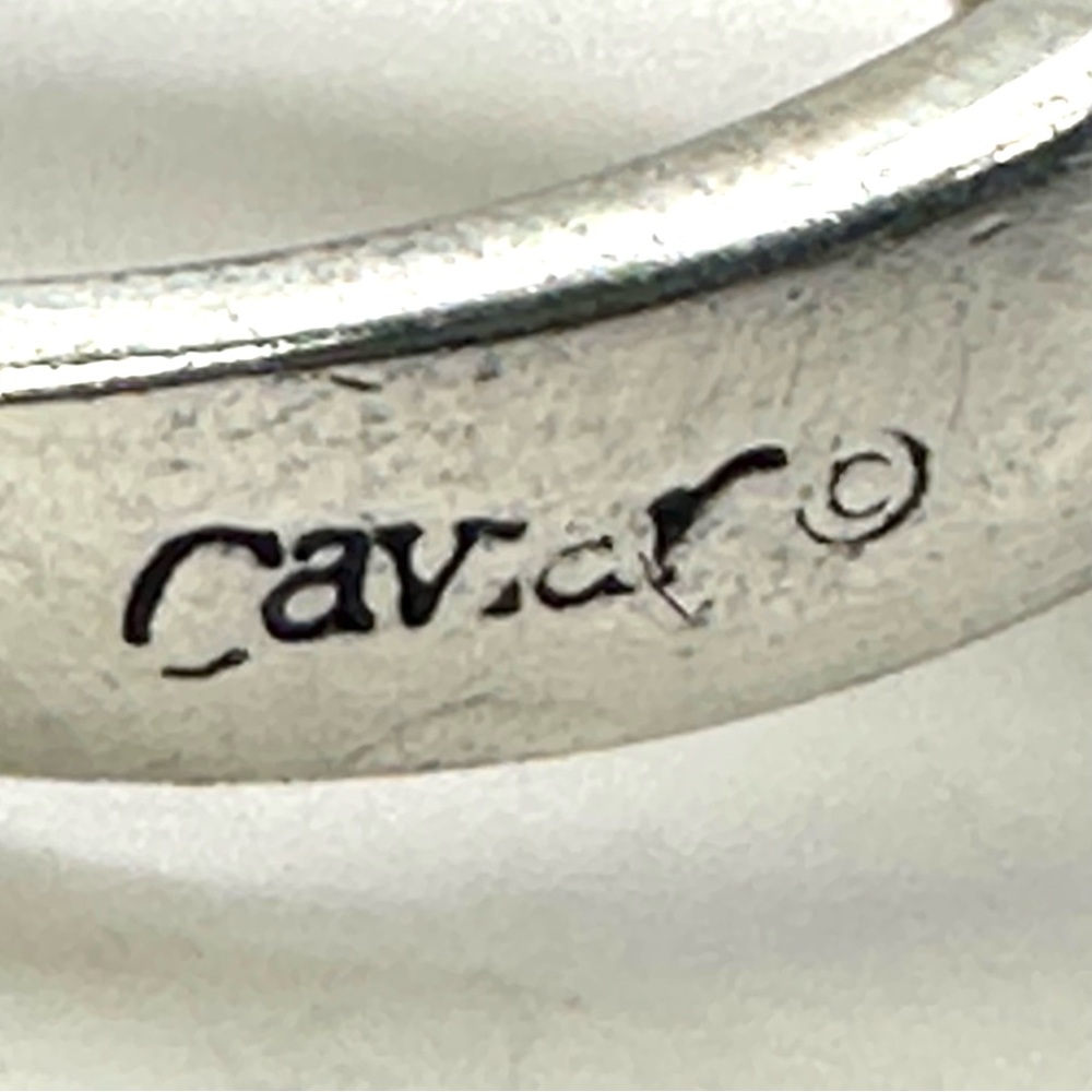 Lagos Vintage Caviar Sterling Silver Cross Ring Size 7 - Picture 5 of 10